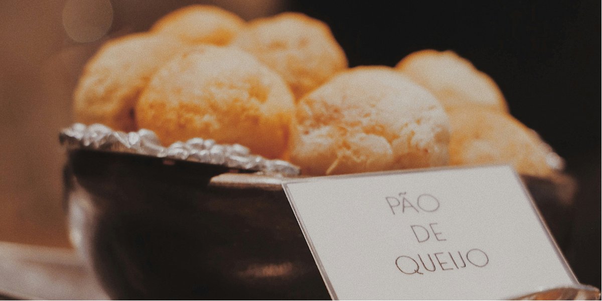 Bowl of pão de queijo, Brazilian cheese bread
